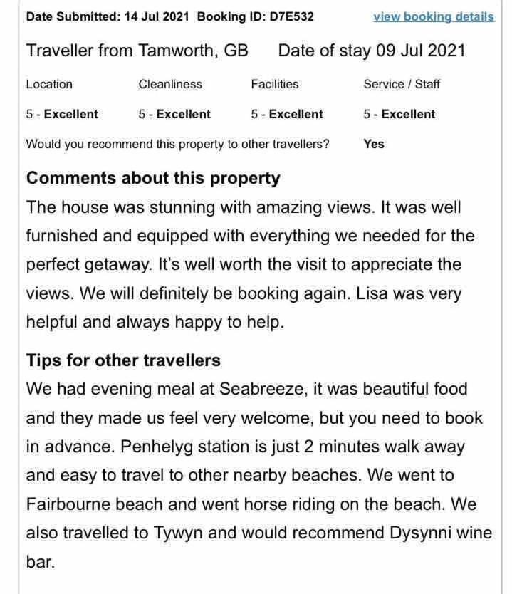 Glan Y Mor Villa Aberdyfi Exteriör bild